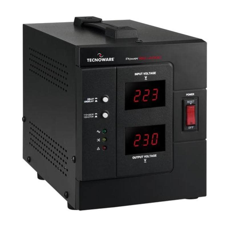 Tecnoware stabilizer power reg 2000va (fstelpre2000m) – stabilizzatore elettronico 1.600w