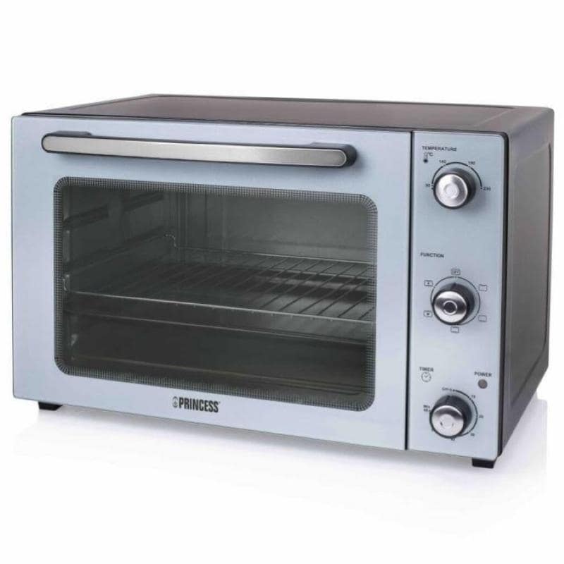 Princess fornetto a convenzione ventilato 45lt 1800w 5 impostazioni con timer argento