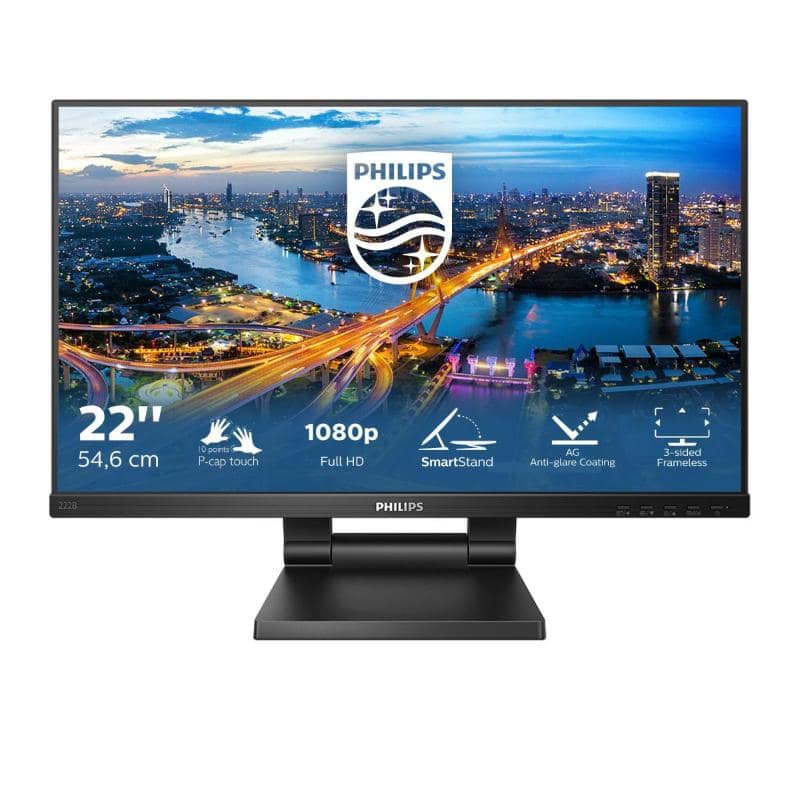 Philips monitor 21.5“ led ips touch b line 222b1tc – 00 1920×1080 full hd tempo di risposta 4 ms
