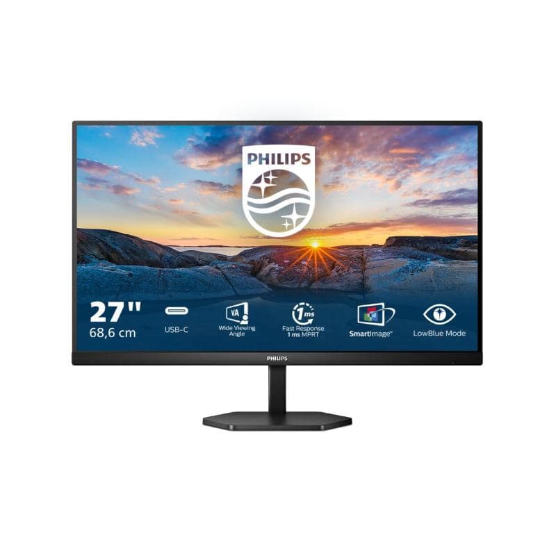 Philips monitor 27“ led ips 3000 series 27e1n3300a – 00 1920×1080 full hd tempo di risposta 4 ms