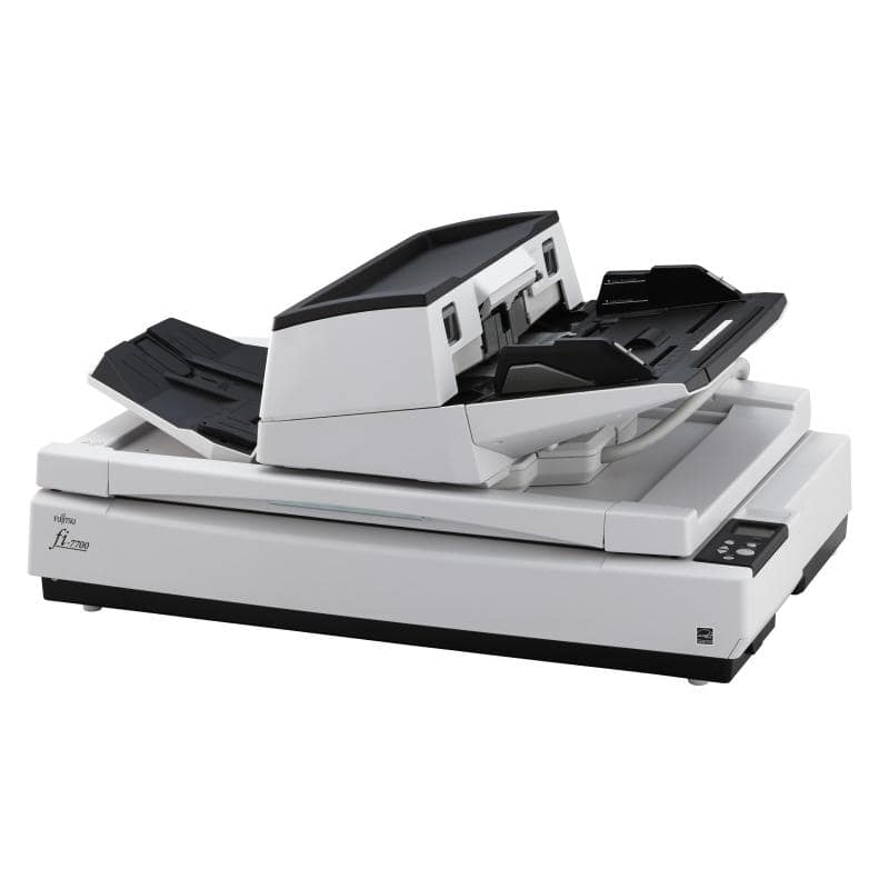Scanner fujitsu fi-7700 a3 80ppm/160ipm adf flatbed duplex – paperstream ip e capt, scansnap manager, 2d bar mod-12 mths warr