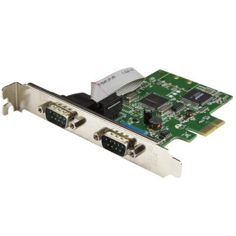 Startech – comp. cards and adattatores 2-port pci express serial card w-16c1050 uart-rs232 serial card