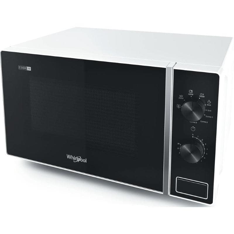 Whirlpool mwp 103 w forno a microonde con grill capacita` 20 litri potenza 700 w meccanico bianco