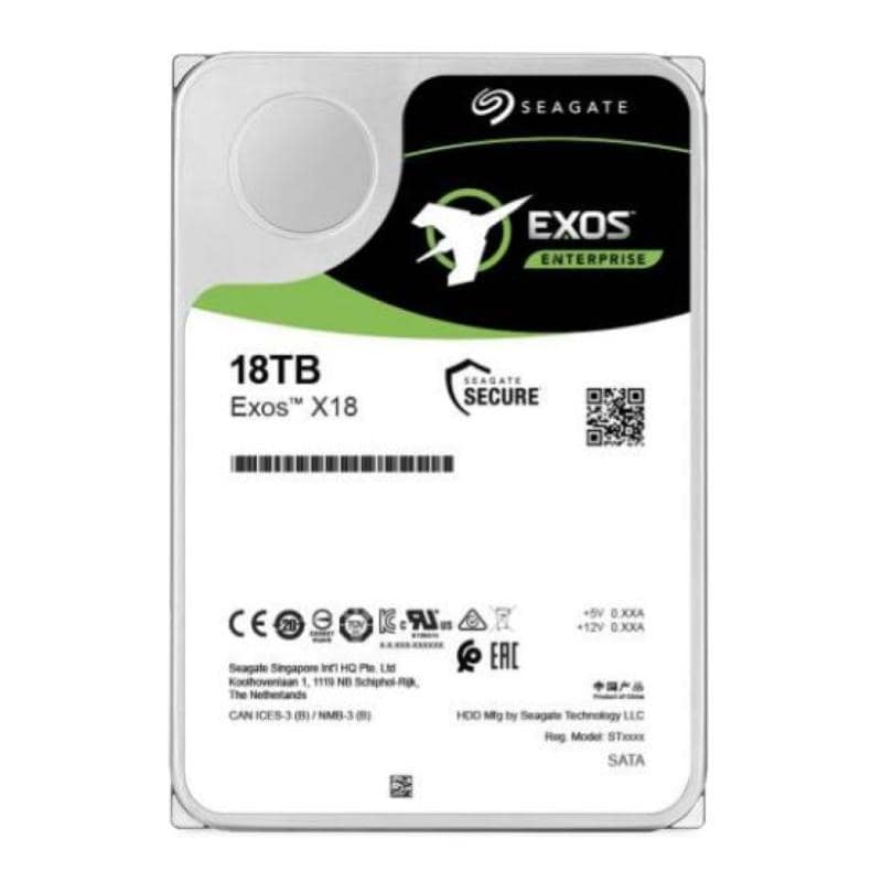 Seagate enterprise st18000nm004j disco rigido interno 3.5`` 18000gb sas