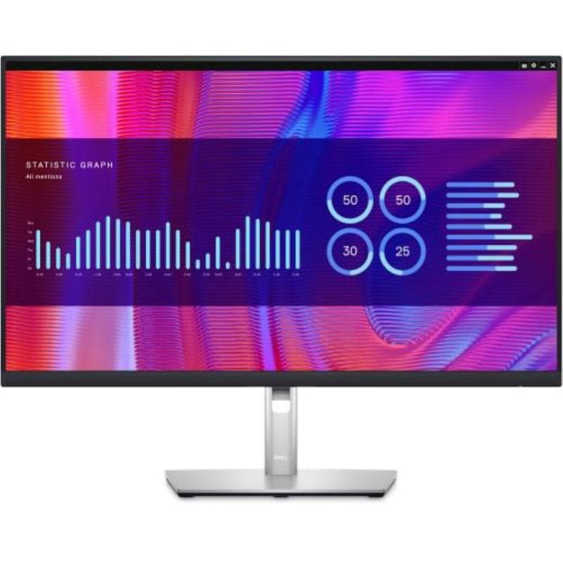 Dell dell-p2723de 27 led ips quad hd 16:9 60 hz 5ms contrasto 1.000:1 low blue light hub usb hdmi displayport usb-c 90w nero