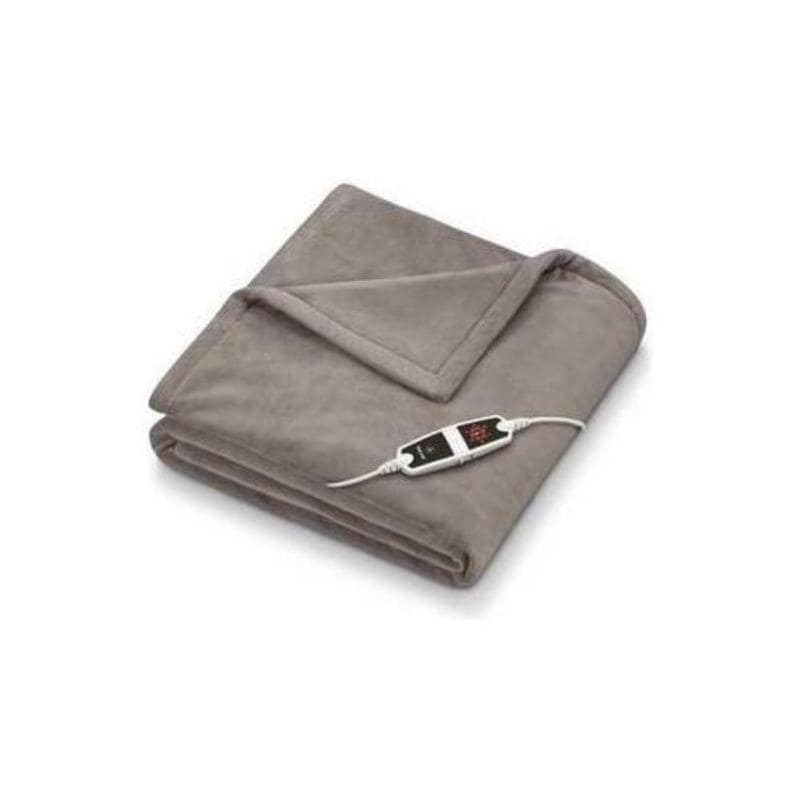 Beurer hd 150 xxl taupe termocoperta elettrica extra morbida con sei livelli di temperatura regolabili e disinserimento automatico di sicurezza 200 x 150 cm