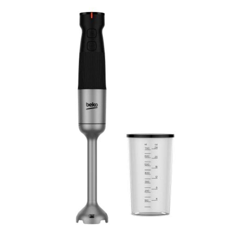 Beko hba81762bx frullatore ad immersione sirius line 750w con tritatitto con 2 lame in acciaio inox mixer doppia frusta black