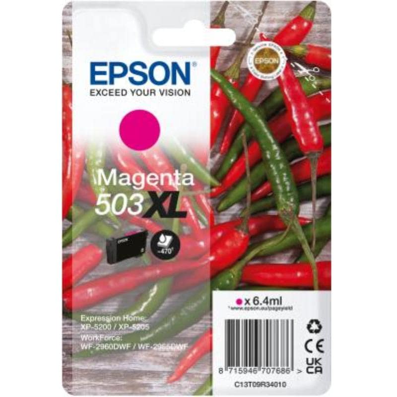 Epson 503xl cartuccia d`inchiostro originale resa elevata magenta