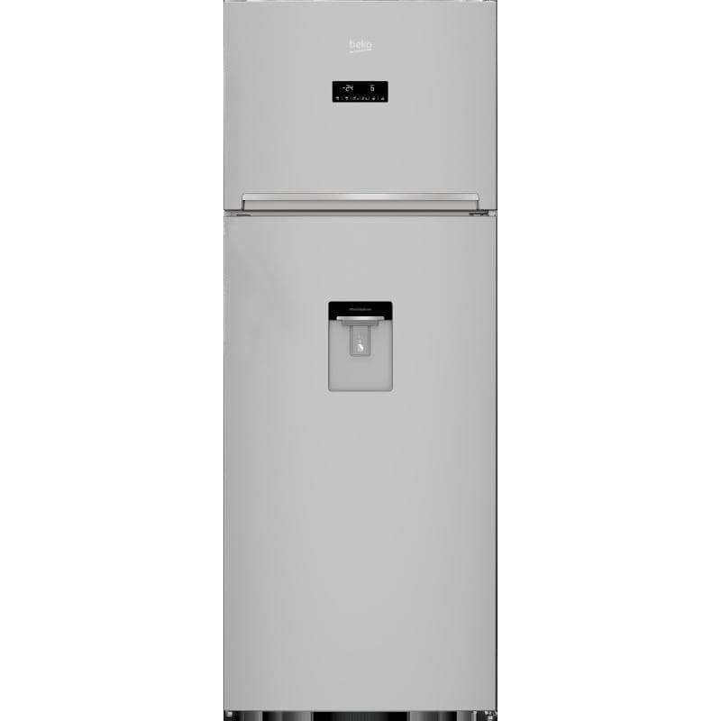 Beko rdne455e30dsn frigorifero doppia porta capacita` 402 litri classe energetica f total no frost 185 cm silver