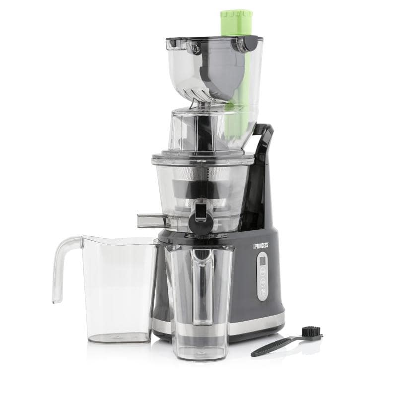 Princess easy fill estrattore elettrico 200w capacita` 900 ml con 2 contenitori argento
