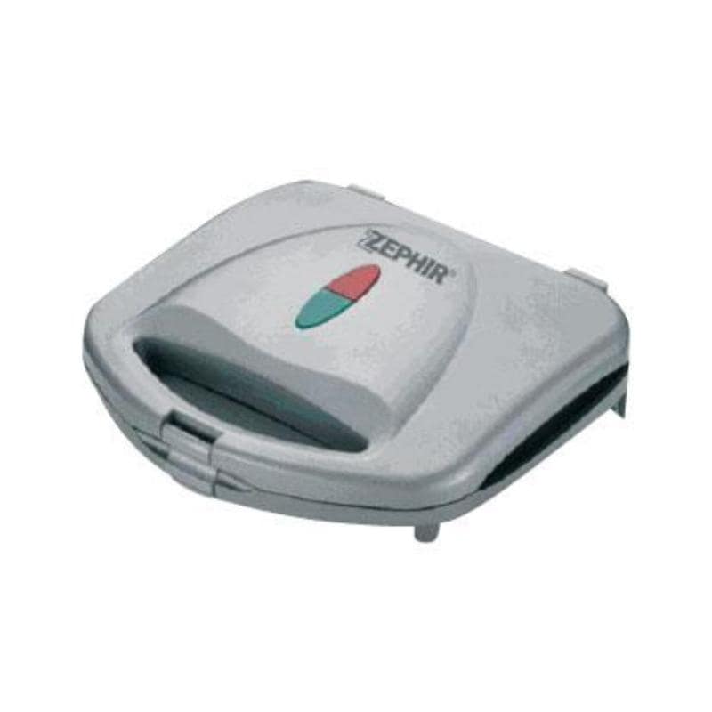Zephir zhc655 bistecchiera elettrica 2000w piastre antiaderenti termostato regolabile 11.8×32.6×33.6 cm nero silver
