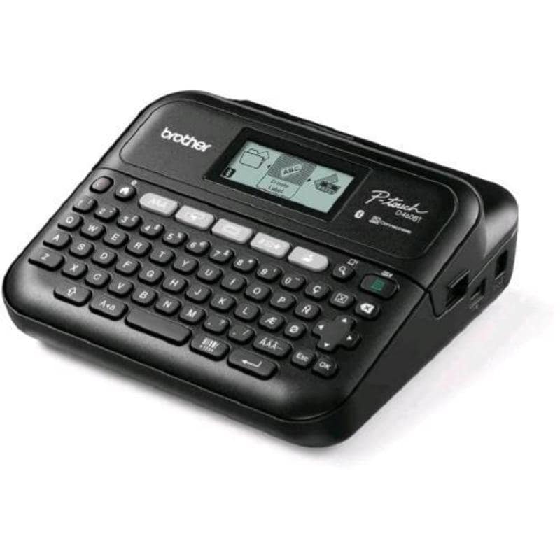 Brother pt-d460btvp etichettatrice da tavolo bluetooth larghezza 18mm 30 mm/sec