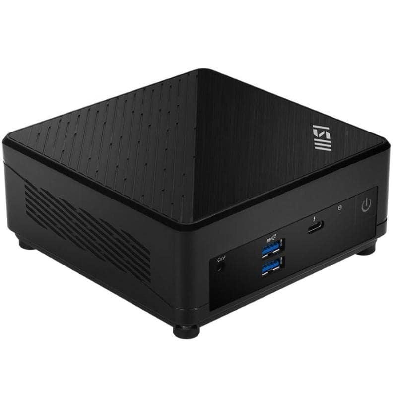 Msi cubi 5 12m-088xit mini pc i5-1235u 1.3ghz ram 8gb-ssd 512gb m.2-wi-fi 6e-no s.o. black (9s6-b0a811-088)