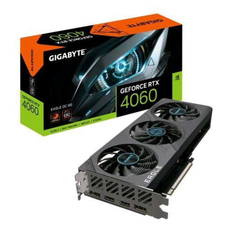 Gigabyte nvidia geforce rtx 4060 eagle oc 8gb gddr6 dlss 3 pci express 4.0 16x