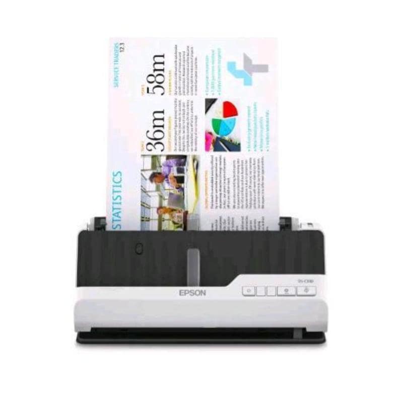 Epson ds-c330 scanner con adf alimentatore di fogli 600x600 dpi a4 nero-bianco
