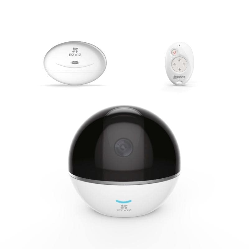 Ezviz c6t rf edition telecamera di sicurezza full hd ip wi-fi da interno sensore cmos colore nero / bianco