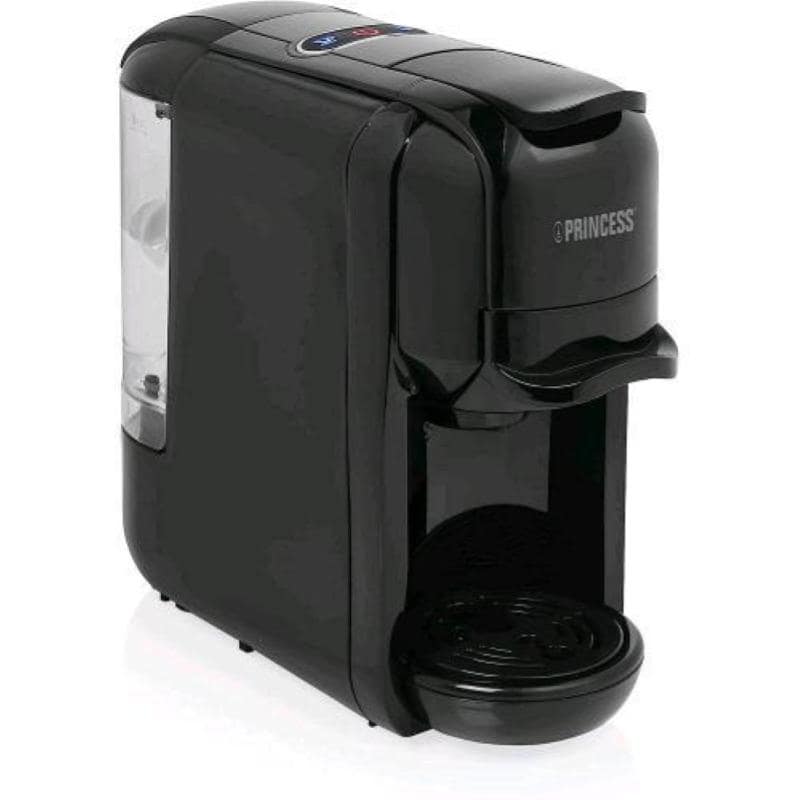 Princess multi capsule 3?in?1 01.249452 – macchina da caffe` multicapsula, 0,6?l serbatoio, 19?bar, 1450?w, funzioni: compatibile nespresso – dolce?gusto – ese, serbatoio removibile, colore nero