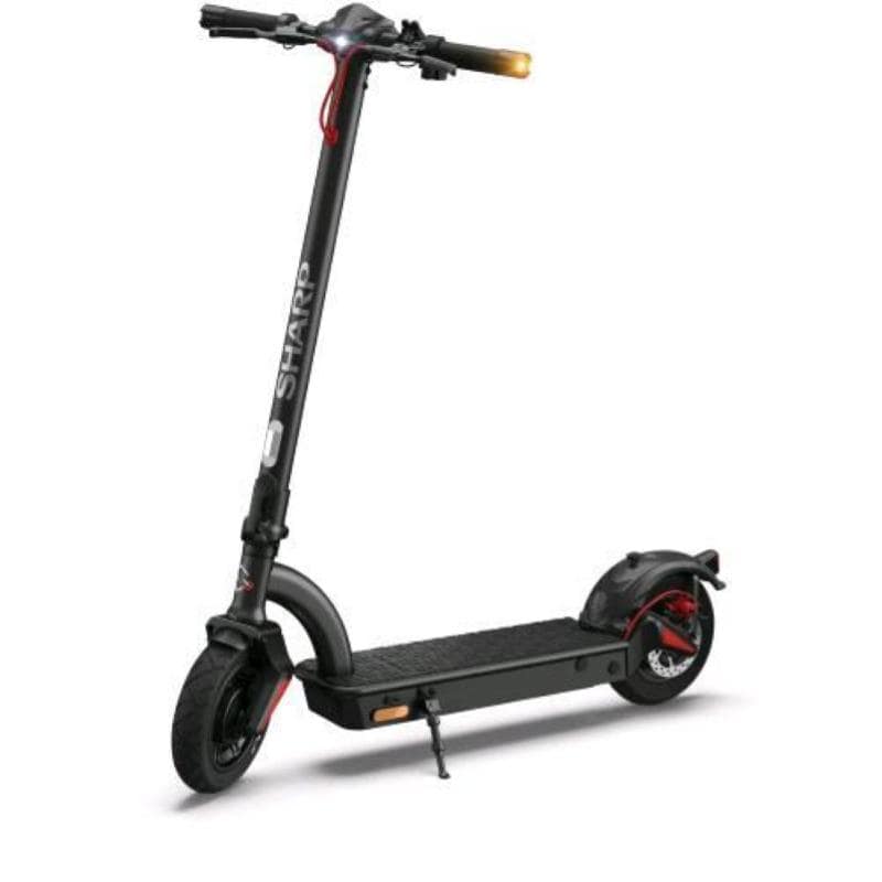 Sharp em-ks4aeu-b monopattino elettrico 350w display integrato ruote da 10 velocita` 25km/h autonomia 40 km nero