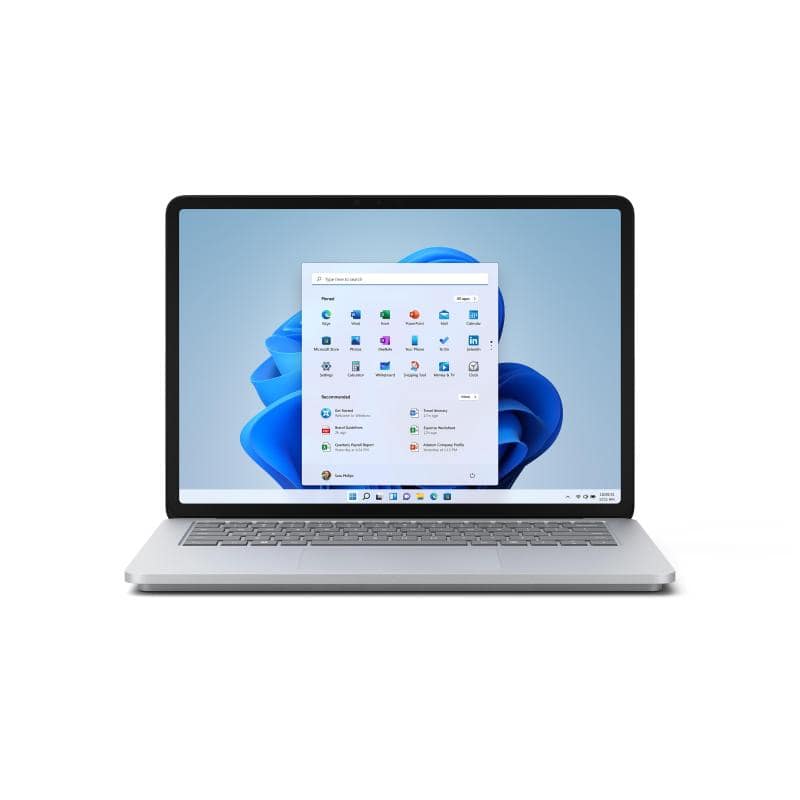 Microsoft surface laptop studio 14.4 touch screen i7-11370h 3.3ghz ram 32gb-ssd 1.000gb m.2 nvme-nvidia rtx a2000 4gb-win 11 prof platino (aic-00010)