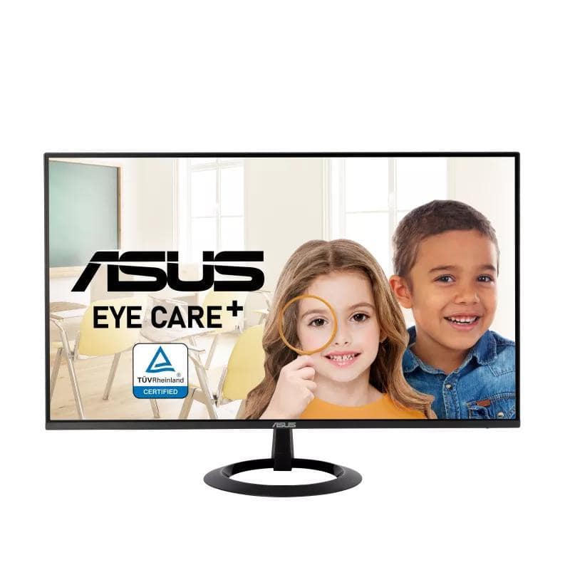 Asus vz24ehf monitor gaming eye care 24â? pollici (23,8) full hd (1920×1080), ips senza cornice, 100 hz, adaptative-sync, tempo di risposta 1 ms (mprt), hdmi, filtro luci blu, antisfarfallio, nero