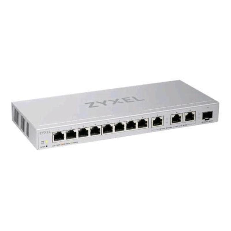 Zyxel xgs1250-12-zz0101f switch 12 porte 8 x 10/100/1000 + 3 x 100/1000/2.5g/5g/10gbase-t + 1 x sfp+