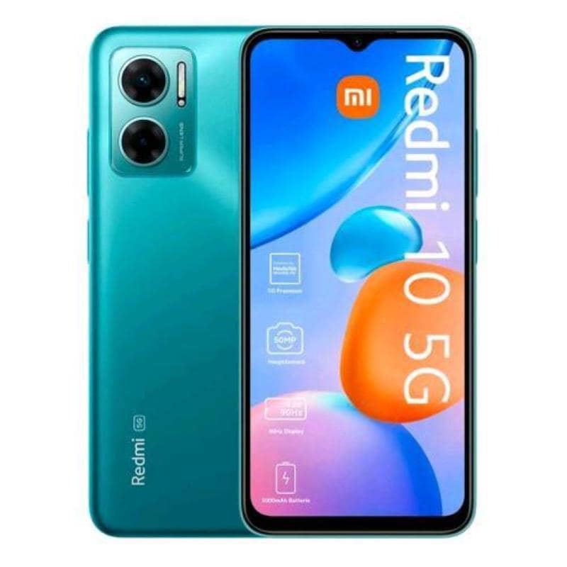 Xiaomi redmi 10 5g dual sim 6.6 octa core 128gb ram 4gb 5g vodafone italia aurora green