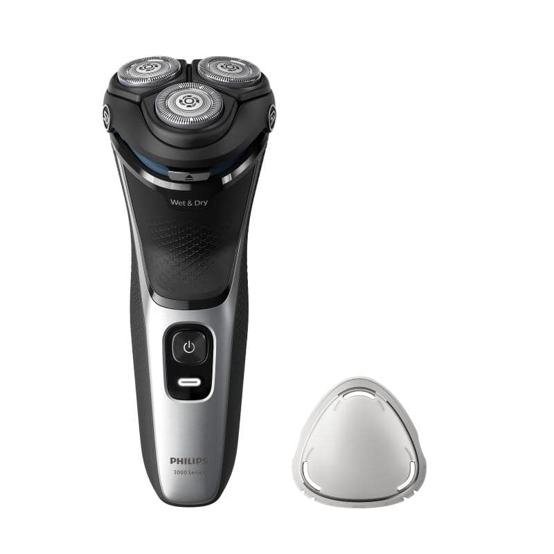 Philips s3143/00 rasoio elettrico ricaricabile wet & dry nero argento