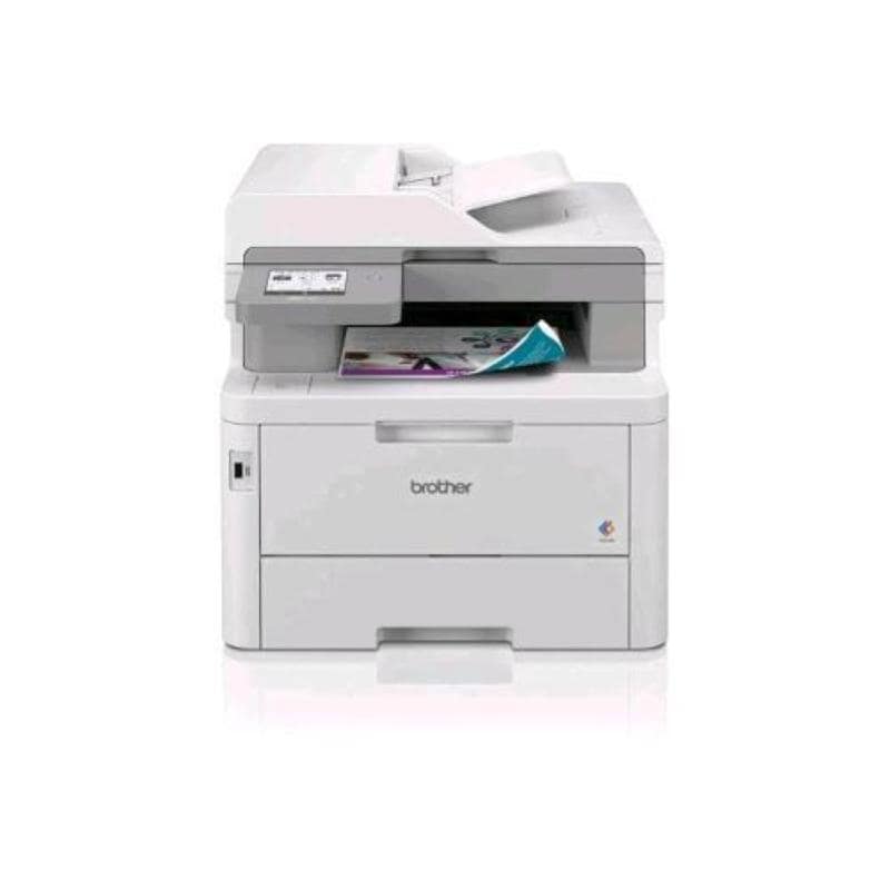 Brother mfc-l8390cdw laser led color stampante multifunzione laser a colori a4 wi-fi duplex adf 50 fogli fax cassetto carta 250 fogli fronte retro 512mb usb lan 30ppm toner incluso 2.600 pagine nero 1.400 pagine c/m/y