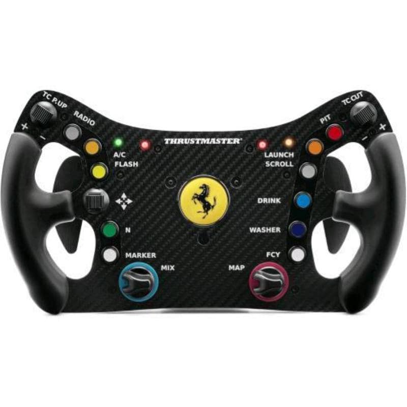 Thrustmaster ferrari 488 gt3 wheel add-on, volante racing, pc, ps5, ps4, xbox series x|s, xbox one, su licenza ufficiale ferrari