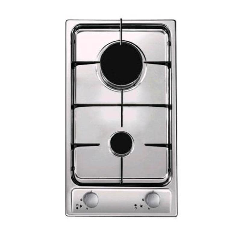 Candy cdg 32/1spx piano cottura a gas da incasso 2 fuochi acciaio
