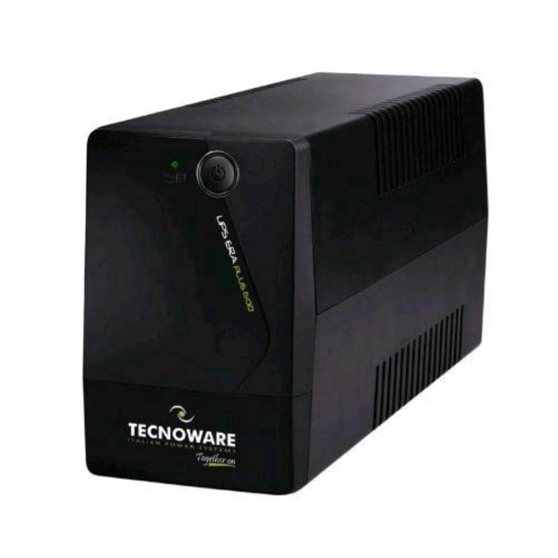 Tecnoware era plus 600 ups 600va/420w tecnologia line interactive con stabilizzatore onda pseudosinusoidale output 2 schuko