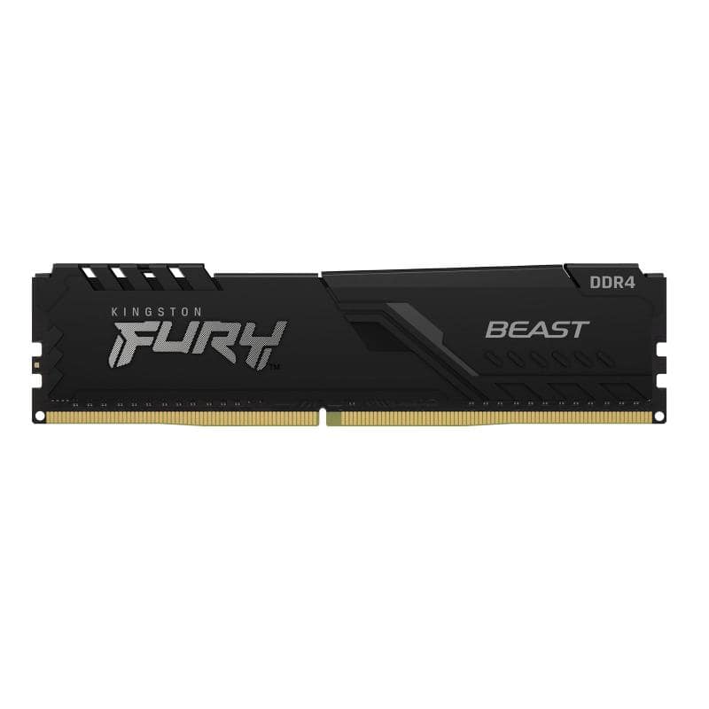 Kingston fury beast memoria ram 16gb 3200mhz ddr4 cl16 dimm black