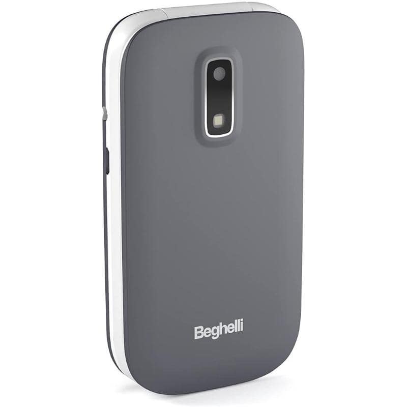 Beghelli salvalavita phone slv20 senior phone a conchiglia con tasto di chiamata rapida di soccorso.
