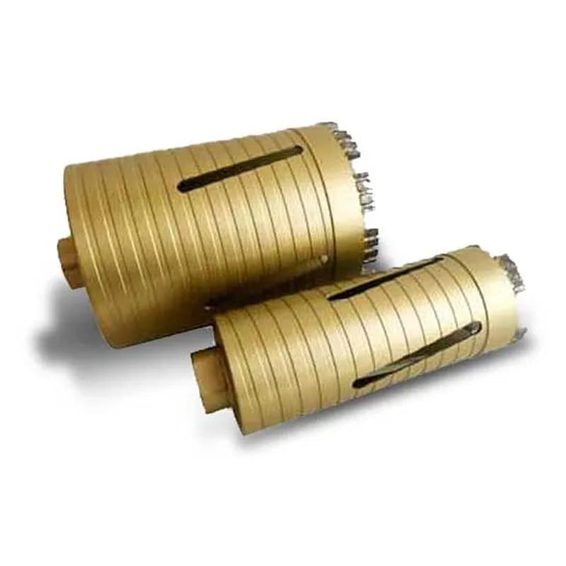 Corona diamantata spiralata Rurmec CSP per carotatura a secco su mattoni e laterizzi, 102mm