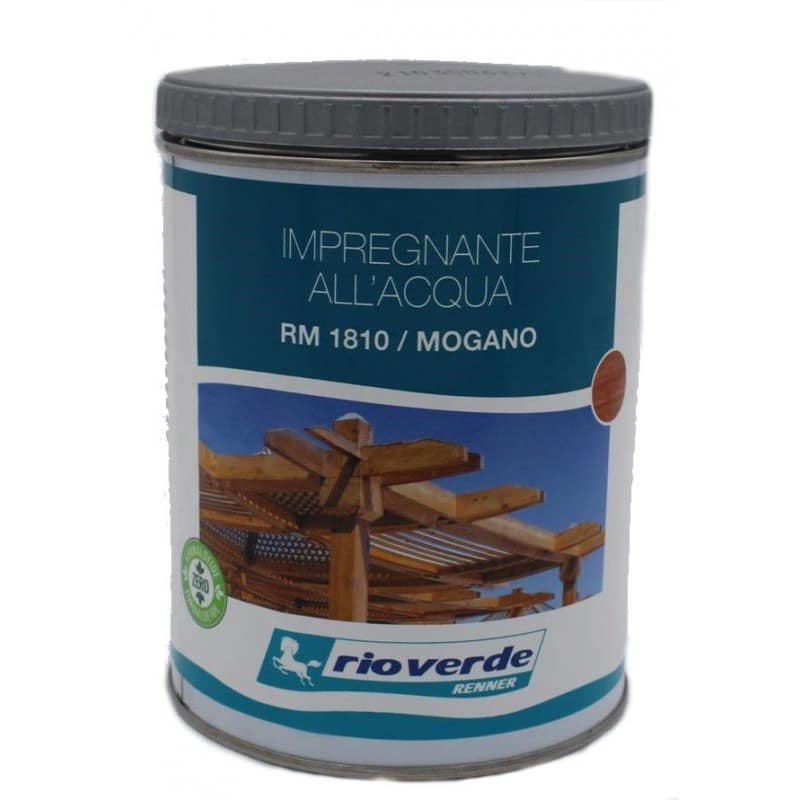 Impregnante all'acqua Rio Verde per legno Mogano RM 1810