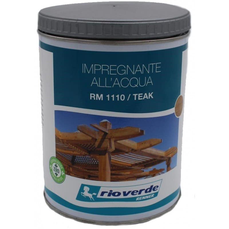 Impregnante all'acqua Rio verde per legno Teak RM 1110