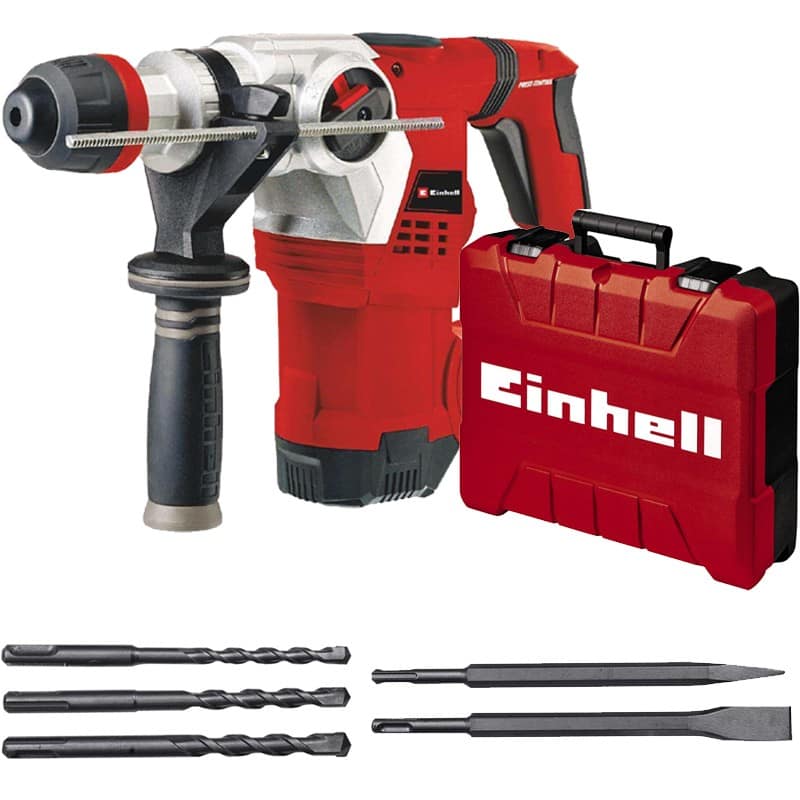 Martello tassellatore elettrico Einhell TE-RH 32 4F 1250W potenza 5J in valigetta con accessori