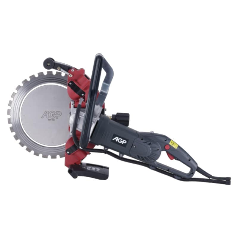 Troncatrice ad anello AGP R13 per tagli a umido su calcestruzzo fino a 220mm, 3200W