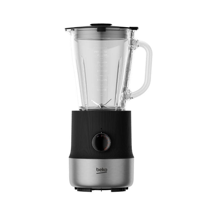 Beko tbn81808bx frullatore da tavolo sirius line 800 w 1.75l brocca in vetro nero inox