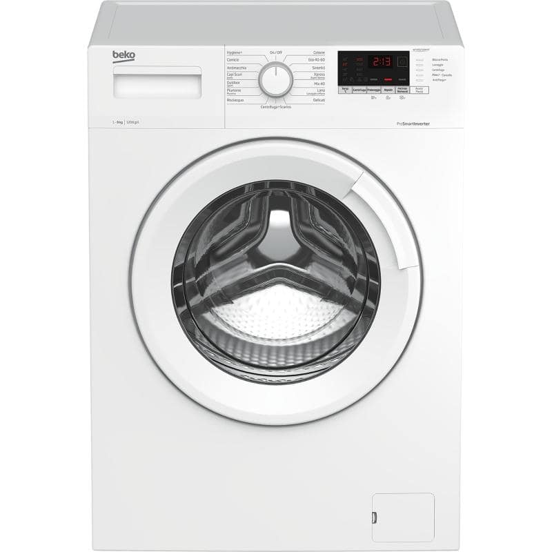 Beko wtx91232wi-it lavatrice carica frontale stainexpert xpress super short anticrease classe energetica b (a+++-10%) capacita` di carico 9 kg centrifuga 1200 giri motore prosmart inverter