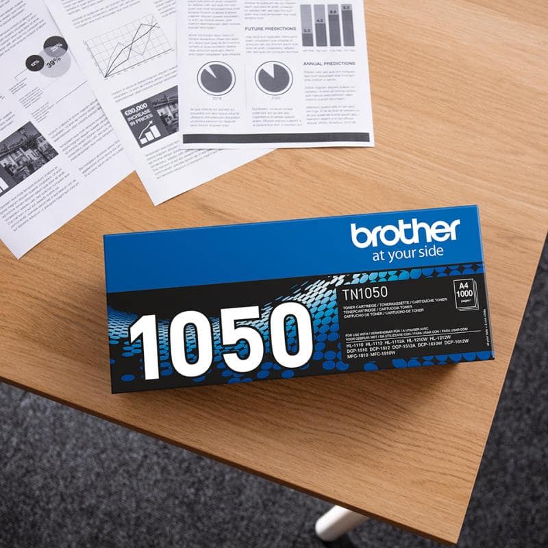 Brother tn-1050 toner per hl1110-1112/a-dcp1510-1512-1512/a 1.000 pagine nero