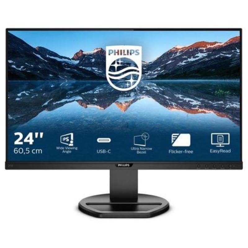 Philips monitor 23.8“ led ips b line 243b9-00 1920×1080 full hd tempo di risposta 4 ms