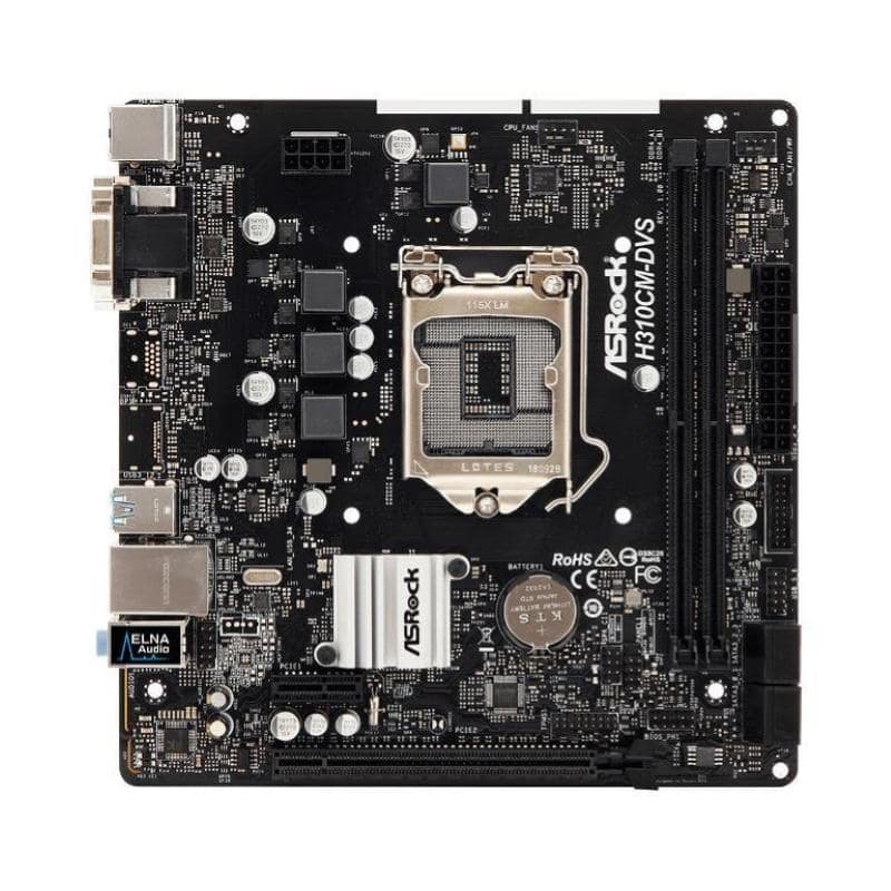 Asrock h310cm-dvs scheda madre lga 1151 (presa h4) micro atx intel h310