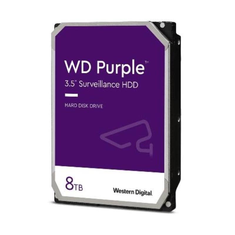 Western digital purple hdd 8.000gb sata iii 3.5 buffer 128mb surveillance