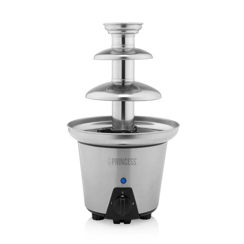 Princess 01.292998.01.001 fontana di cioccolato xl 90 w 3 livelli capacita` 0,7 litri acciaio inossidabile