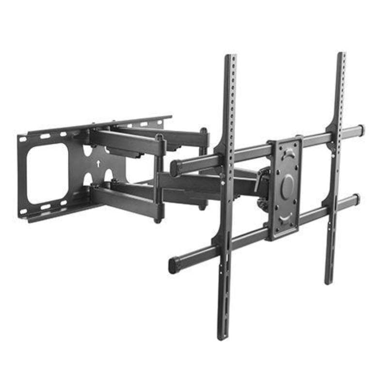 Link staffa a muro per monitor tv 60-100“ fino a 75 kg estensione fino a 635 mm con movimento orizzontale e verticale
