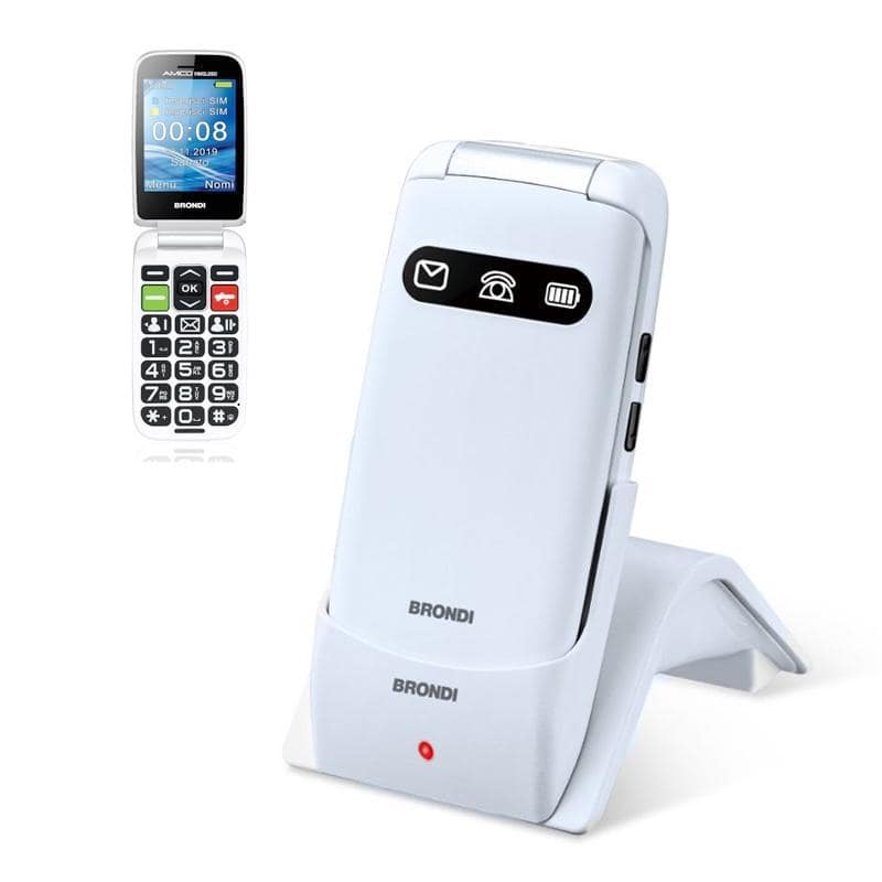 Brondi cellulare amico favoloso perla numeri grandi ds torcia bluetooth