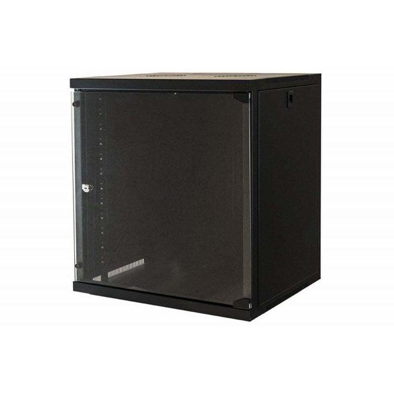 Link armadio 12 unita` da muro per reti (a)620 x (l)540 x (p) 450 mm colore nero