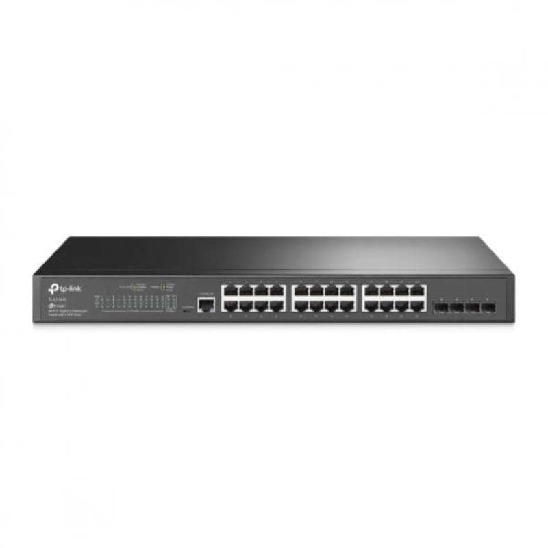 Tp-link tl-sg3428 switch di rete gestito l2 gigabit ethernet 10-100-1000 1u nero