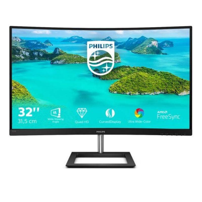 Philips monitor 31.5“ led va curvo 325e1c – 00 2560 x 1440 quad hd tempo di risposta 4 ms